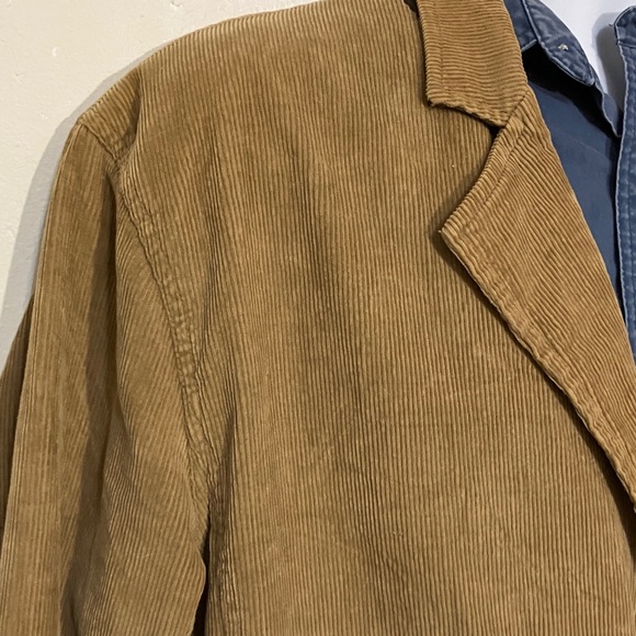 Plugg men’s corduroy blazer with elbow patches XL fully lined with retro fabric - Picture 2 of 13